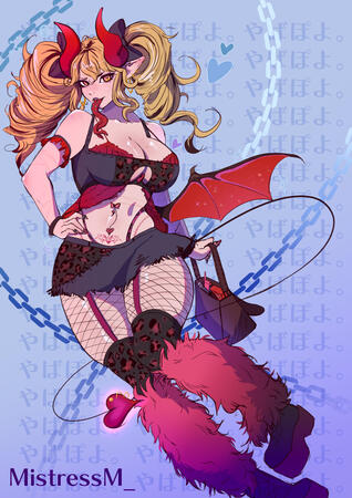 MistressM_ Gyaru Illustration