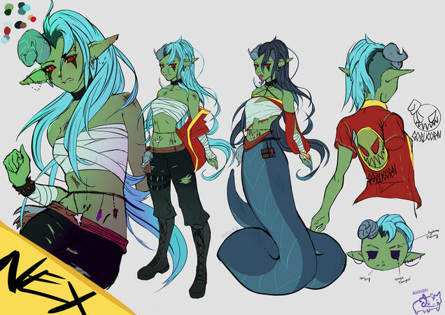 TheGoblicorn - Character Reference Sheet