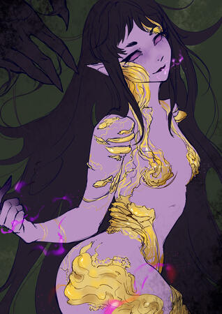 IdleIris - Flat Colour Illustration