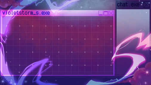 VioletStorm_S - Just Chatting Overlay